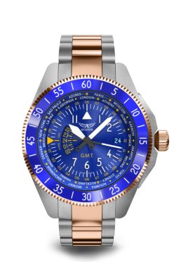 pnske leteck hodinky AVIATOR model Airacobra GMT  V.1.37.3.308.5
