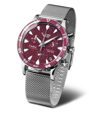 dmske hodinky Vostok-Europe UNDINE Cranberry VK68-515A774B